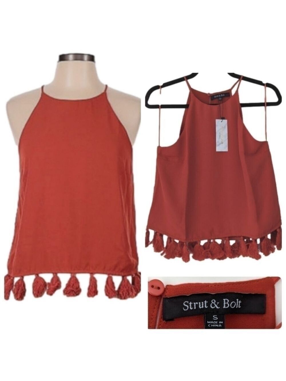 Strut & Bolt tassel top